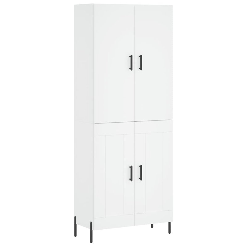 Mikhi 4 Door Manufactured Wood Wardrobe