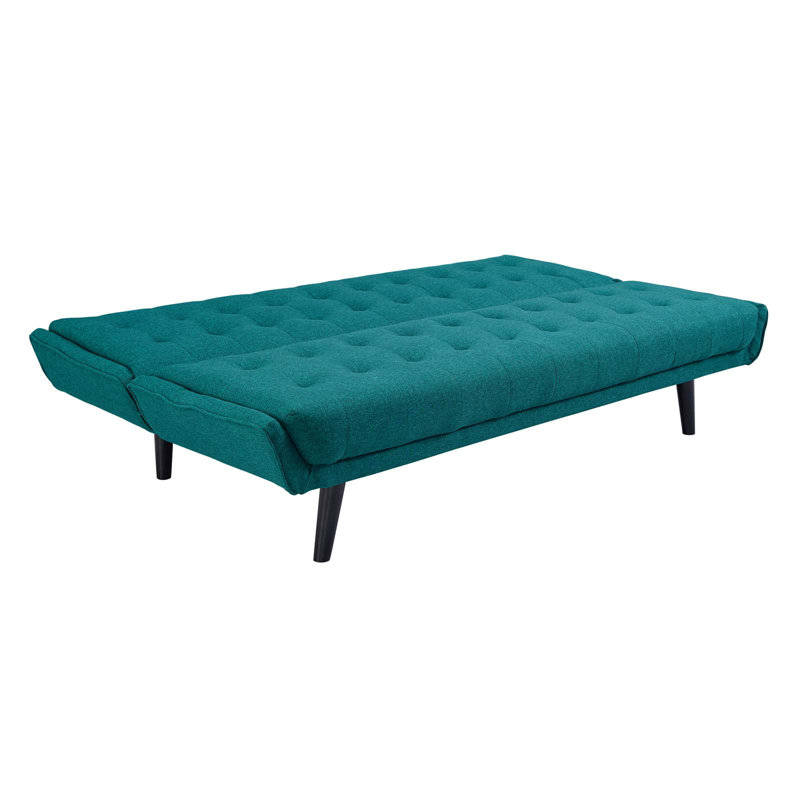 Canapé-lit convertible Glance, Tissage bleu sarcelle