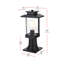 Lampadaire d'extérieur noir de 7 pouces Nowlin