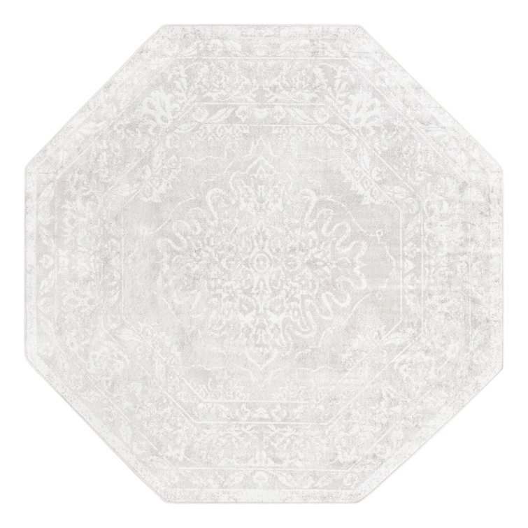 Audres Oriental Gray/Ivory Area Rug
