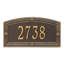 Hamilton Personalized Standard 1-Line Wall Address Plaque-1293694901-1293694904