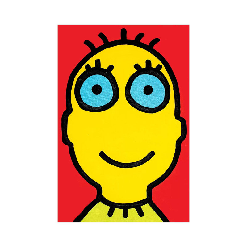Ike Noodle II by Billy The Artist - Print on Canvas, 20.32 cm H x 30.48 cm W, Wrapped Canvas