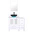 Ensemble de meuble-lavabo simple 3 po avec lavabo 3 veseel, robinet et drain 3 combo-64791096
