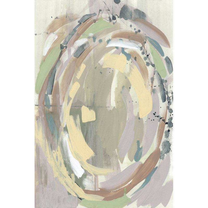 Pastel Around I by Jennifer Goldberger - Wrapped Canvas Painting, 46cm H x 30cm W x 3.8cm D