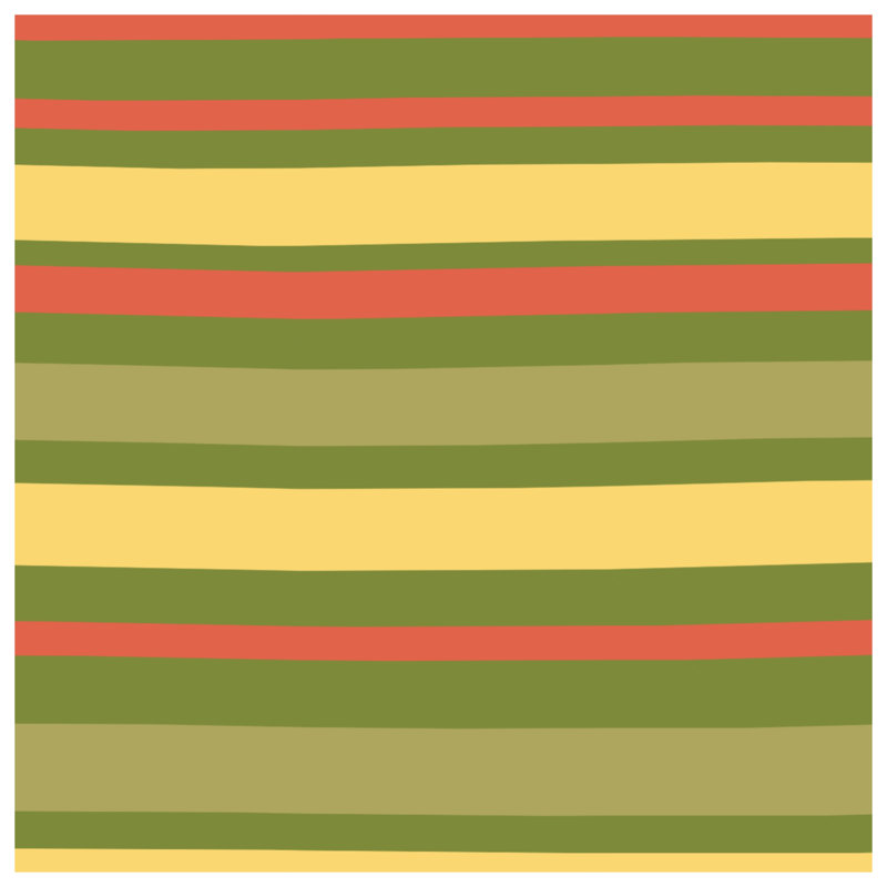 Coussins décoratifs à rayures jaunes et vertes, 14 X 14 pouces