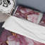 Ensemble de housse de couette abstrait rose et doré Marble River III - Abstract-101242757