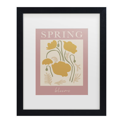 «Grace», art numérique encadré «Springblooms Ratioiso Matted»