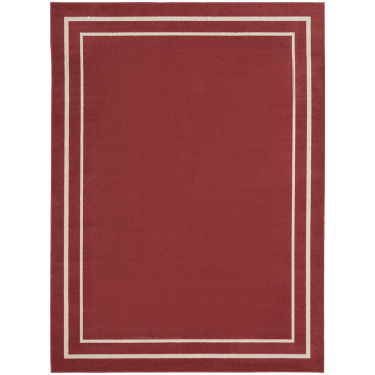 Nourison Essentials Brick Ivory Indoor/Outdoor Area Rug
