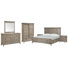 Holton King Panel Bed 2 Nightstands Drawer Dresser With Landscape Mirror And Door Chest