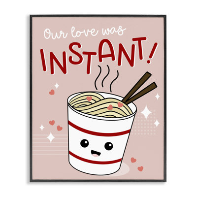 «Love Was Instant Noodles», estampe numérique par Anna Quach