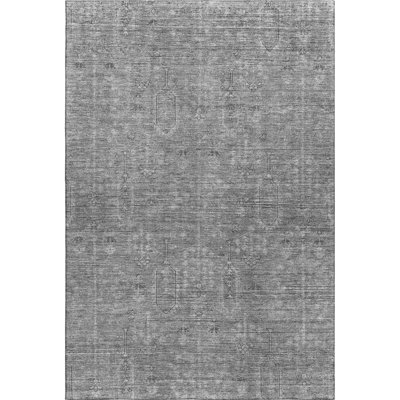 Premium Machine Washable Prisco Gray Rug