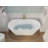 Kosima 66.8'' x 27.75'' Freestanding Soaking Solid Surface Bathtub