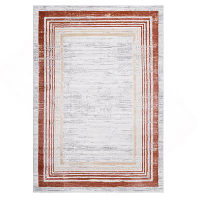 Tapis brun / bordeaux Collection 8X10