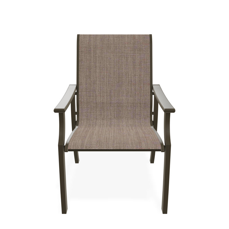 St. Catherine Polymer Outdoor Lounge Chair, Augustine Fennel Sunbrella®, Beachwood