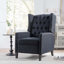 Fauteuil inclinable manuel à oreilles capitonnées avec clous décoratifs et mécanismes réglables-1481257506