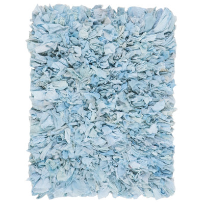 Adalayna Shag Hand Loomed Performance Rug