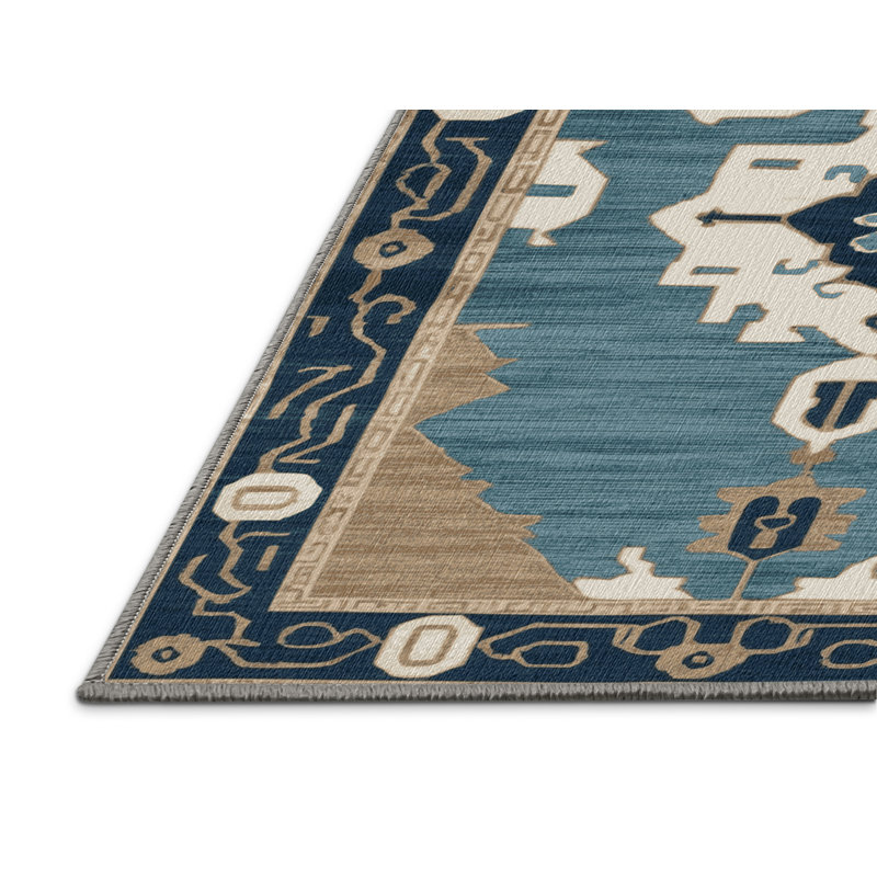  Tapis lavable Aegean Coast Coastal, Tapis de couloir 2 pi x 4 pi