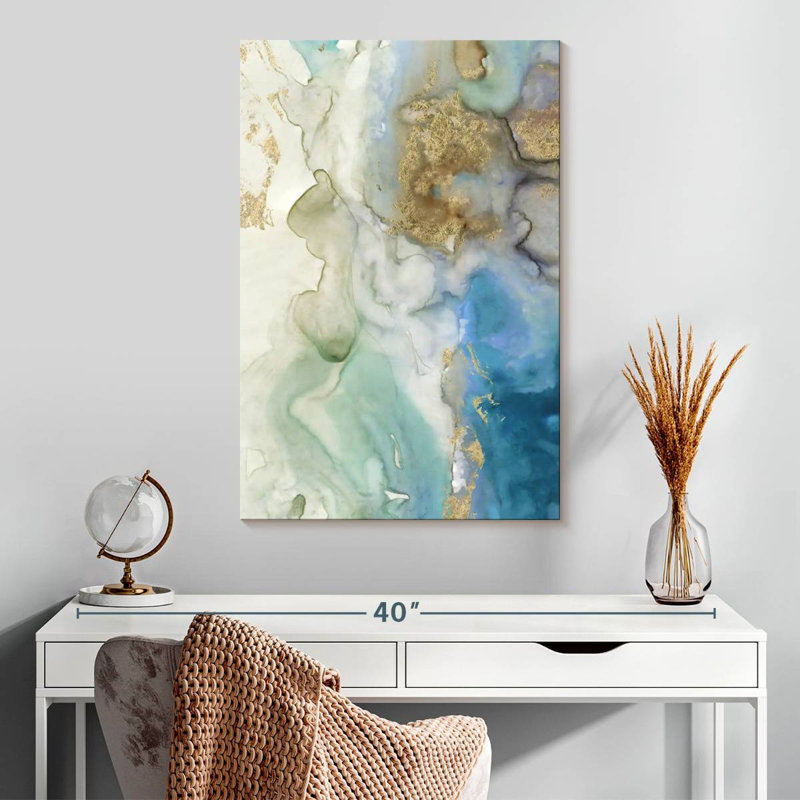 Avery Emerald Pool I, 30" H x 20" W