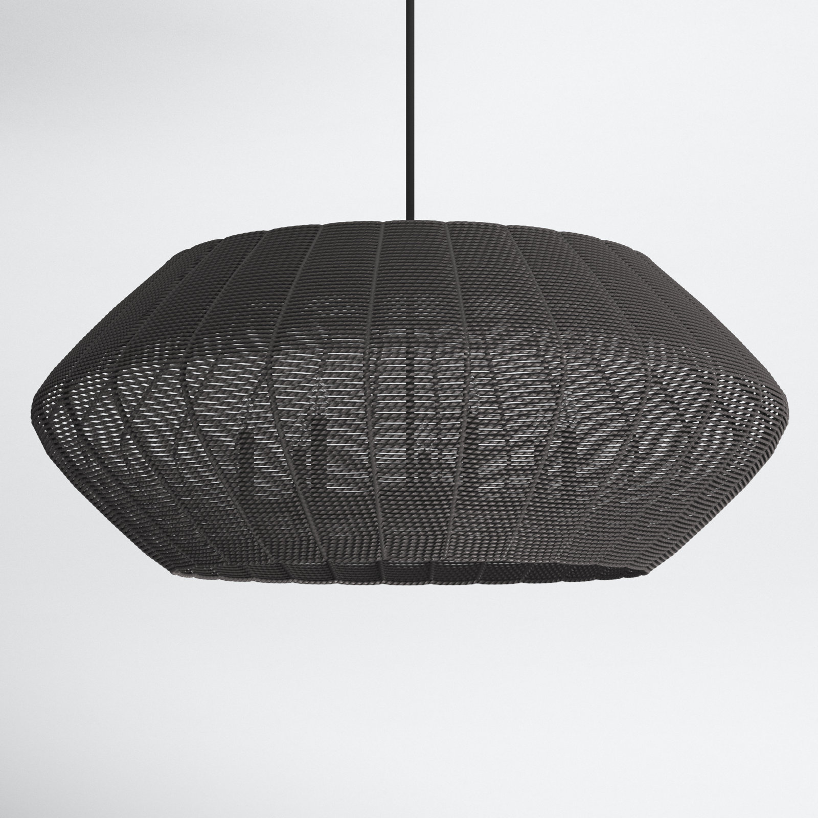 Ariza 7-Light Chandelier, Black, Black