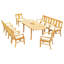 Osborne Outdoor 5 - Piece Teak Dining Set-1842752523-1765676100