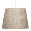 Lustre tambour 2 lumières à abat-jour Priam