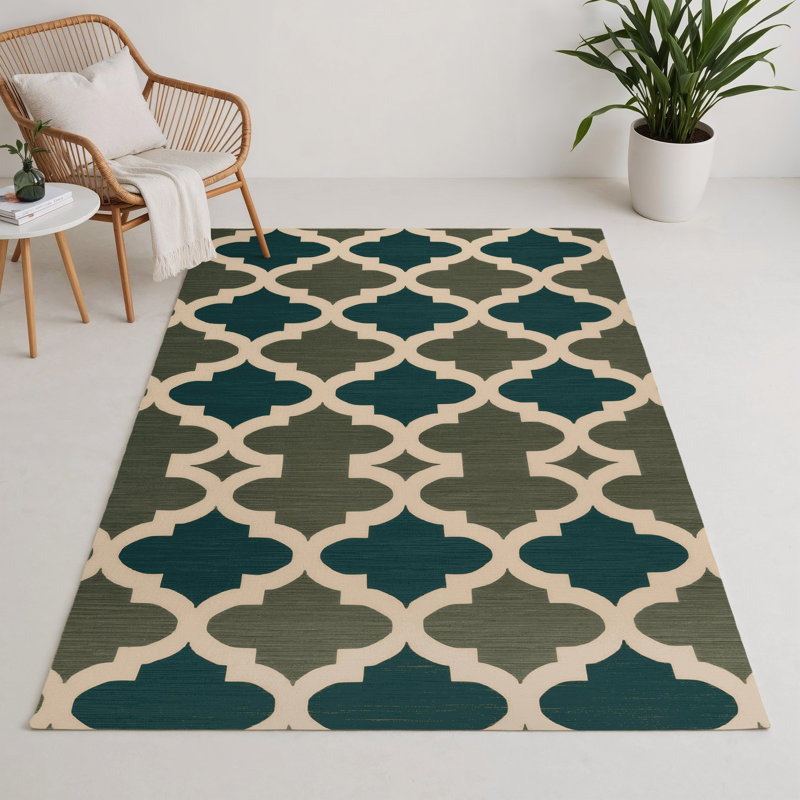 Tapis vert intérieur et extérieur Trellis, Rectangle 9 pi x 12 pi