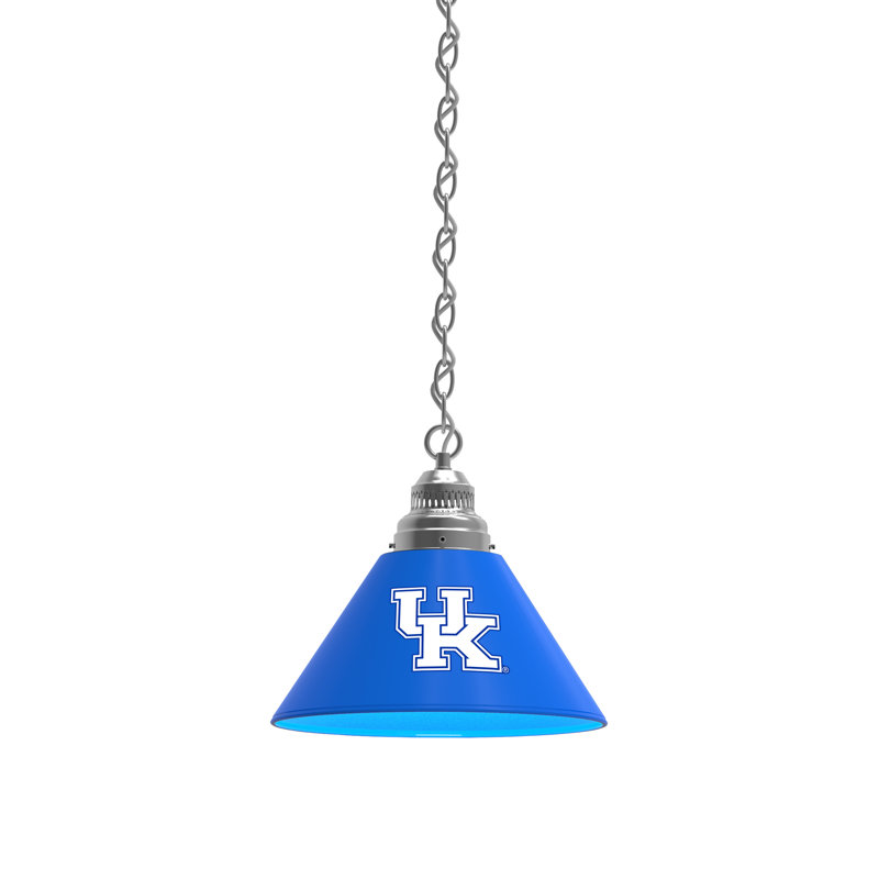 1 - Light Single Pendant, Chrome, Kentucky Wildcats