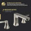 2-handle Bathroom Faucet with Drain Assembly-87497611