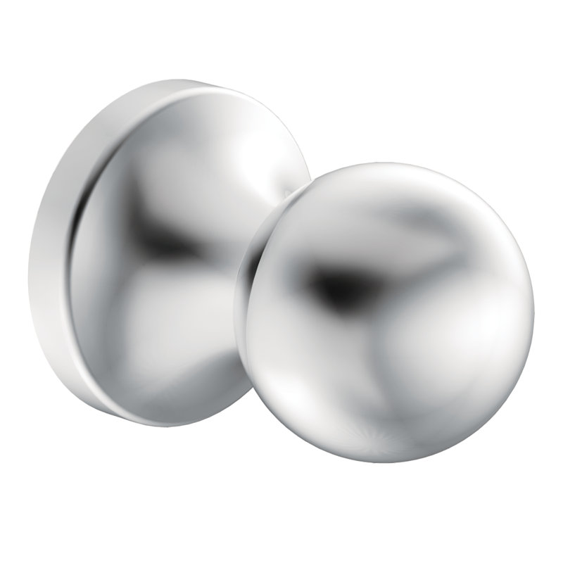 Poignée ronde Waterhill de diamètre 1,02 po, Chrome