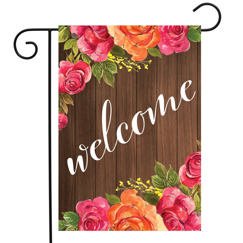Drapeau de jardin Welcome