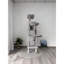 Arbre à chat de 68 po de haut à plusieurs niveaux avec hamacs, panier suspendu, grotte pour chat, coussin amovible, poteaux à griffer - tour de chat en peluche pour chats d'intérieur, pour chats multiples-121083332