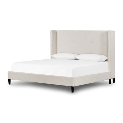 Madison Upholstered Wingback Bed