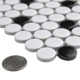 Metro Penny 0.74" x 0.74" Porcelain Mosaic Wall & Floor Tile