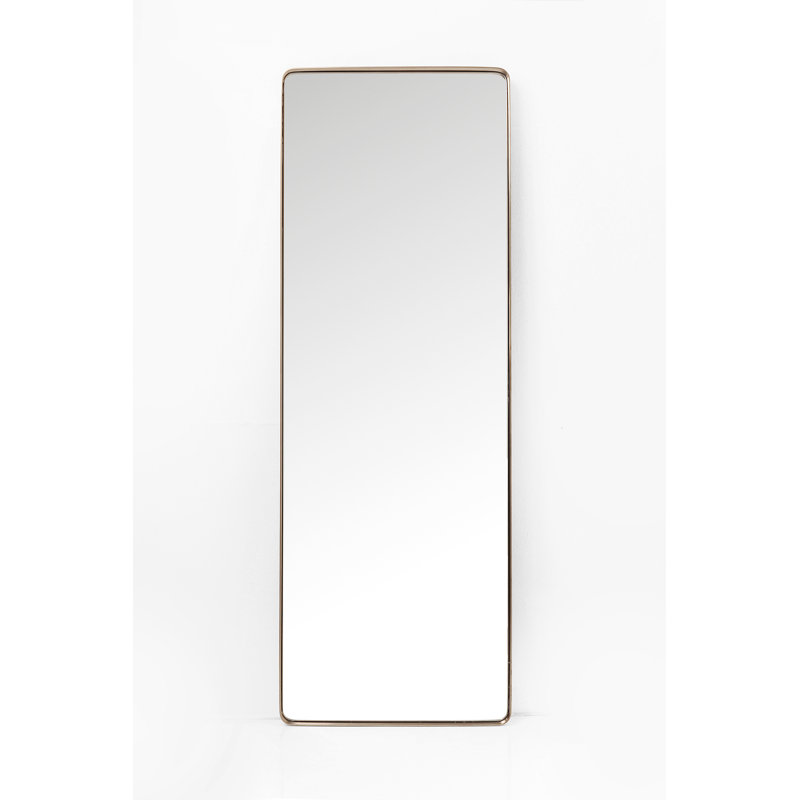 Curve Cheval Full Length Mirror, Copper