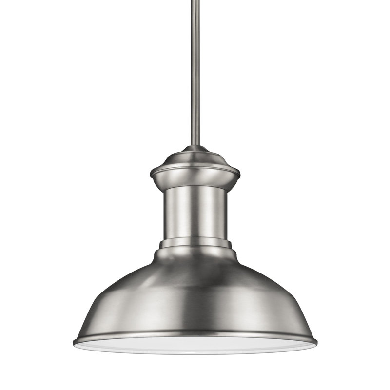 Luminaire suspendu d'extérieur à une lumière Fredricksburg de Génération Éclairage , Non, Aluminium satiné