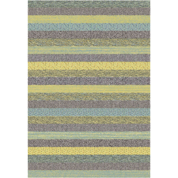 Aghan Striped Area Rug
