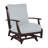 Croquet Aluminum Spring Lounge - Mahogany-93646216-70085676-63331000