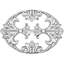Fleur De Lis Aluminum Trivet