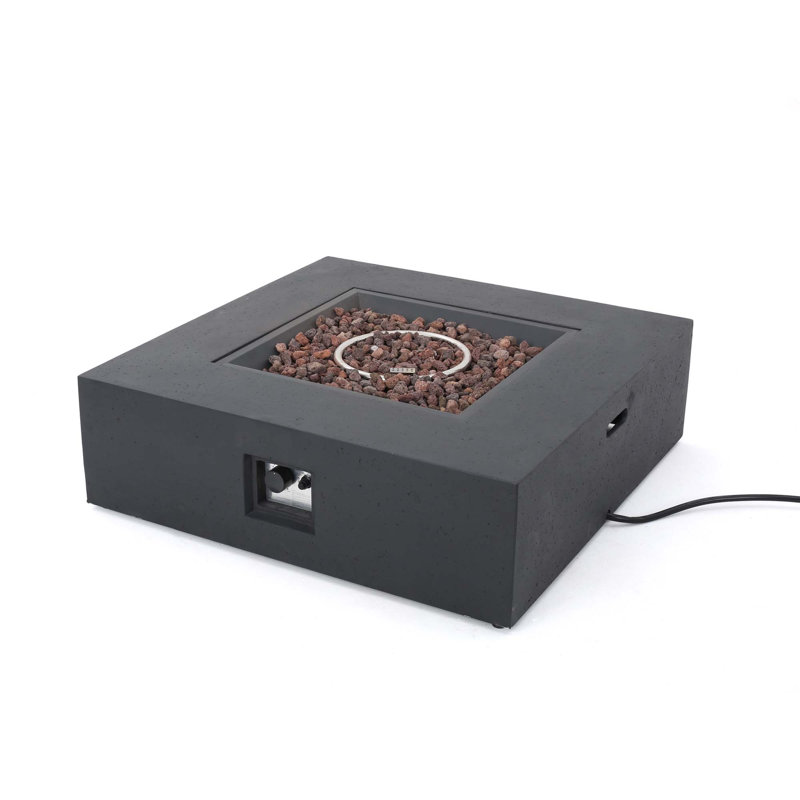 50 000 Btu Square Mgo Fire Table Tank Outside