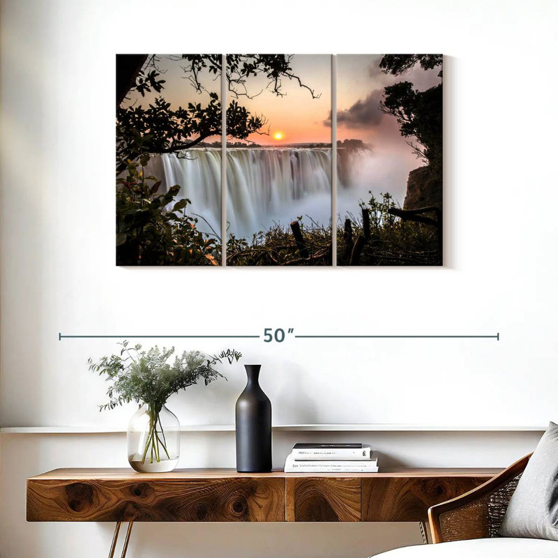 Alvord Victoria Falls Nightfall, 24" H x 38" W