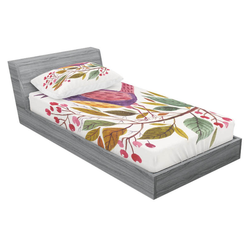 Microfiber Sheet Set, Twin XL Sheet Set with Fitted Sheet
