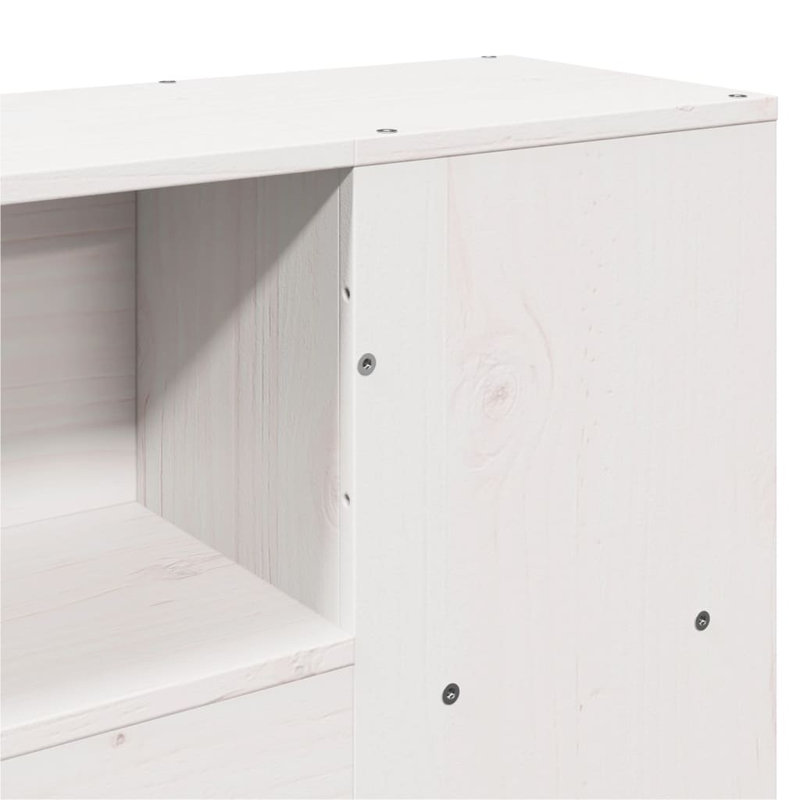 Solid Wood Headboard, Kingsize (5'3), White
