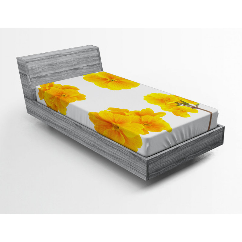 Drap-housse floral, Drap-housse de taille simple