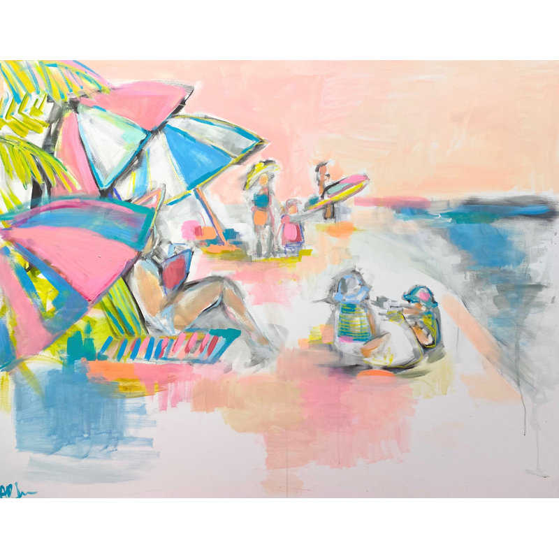 «Beach Memories» par Amanda Ryan Tucker - Peinture
