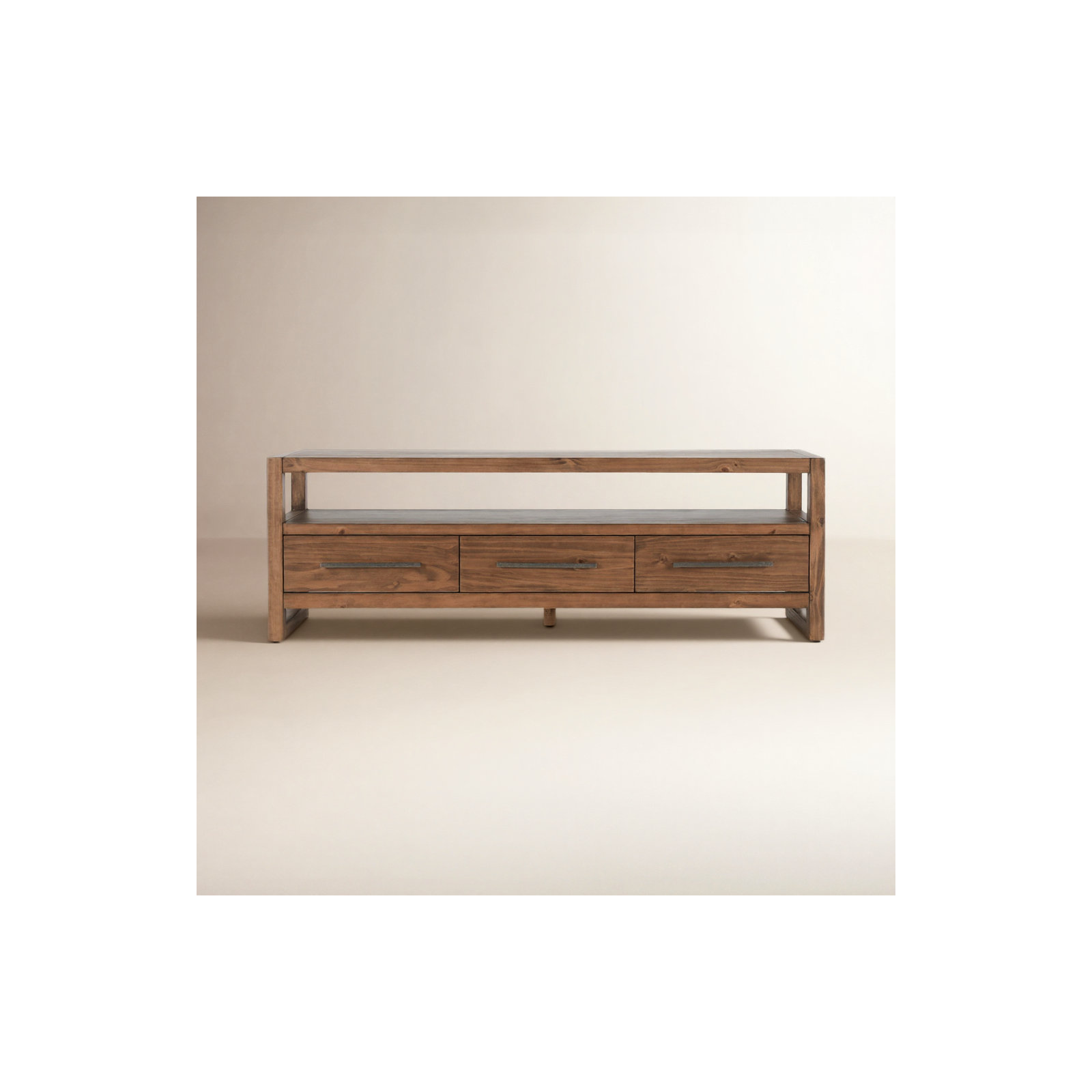 Modica 66.5'' Media Console, Honey Brown