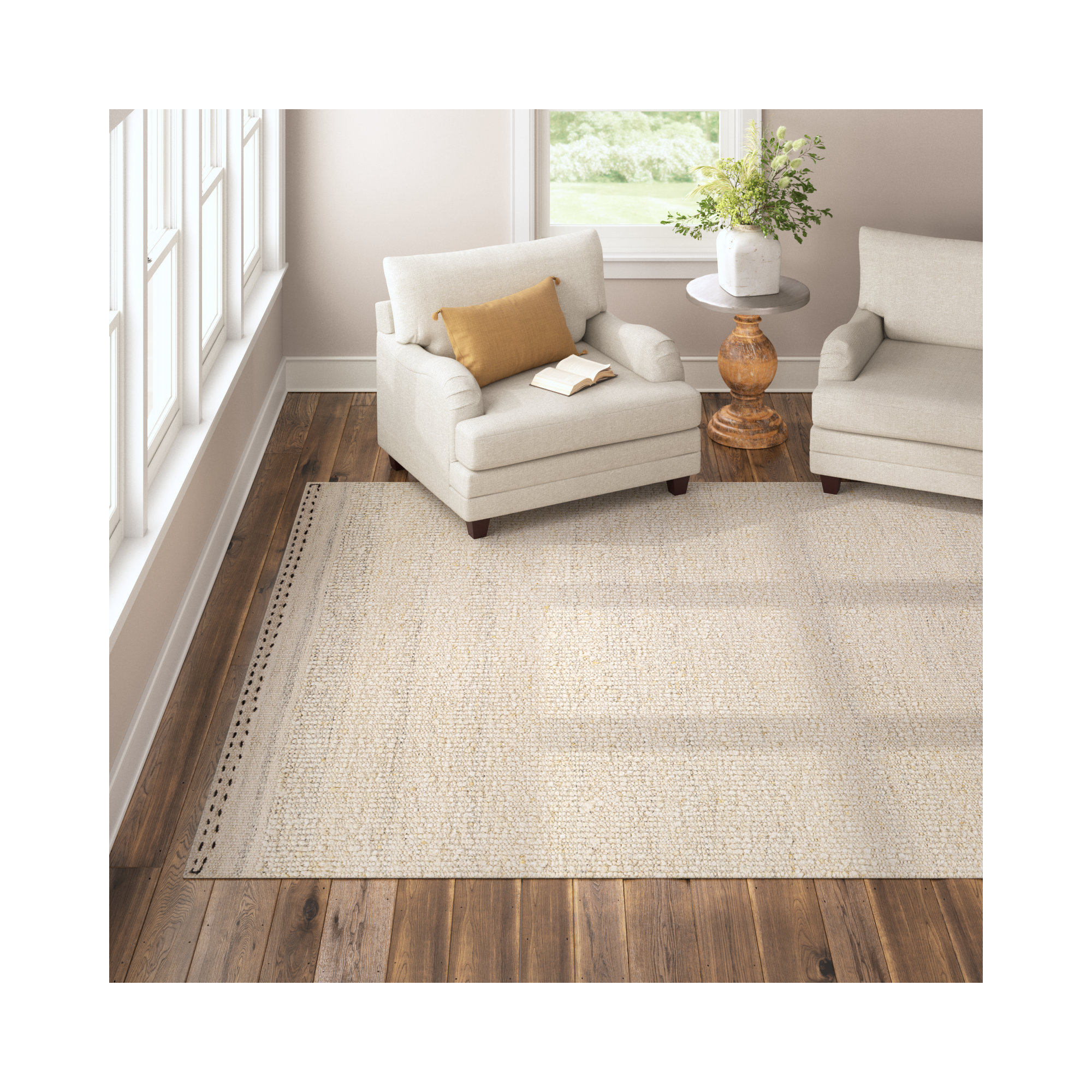 Halifax Handmade Wool Rug, Rectangle 10' x 14'