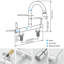 2 Hole Kitchen Sink Mixer Tap, Bridge Kitchen Mixer Taps-1791032140