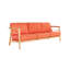 Aalto Teak Sofa With Cushion In Melon-1482238641