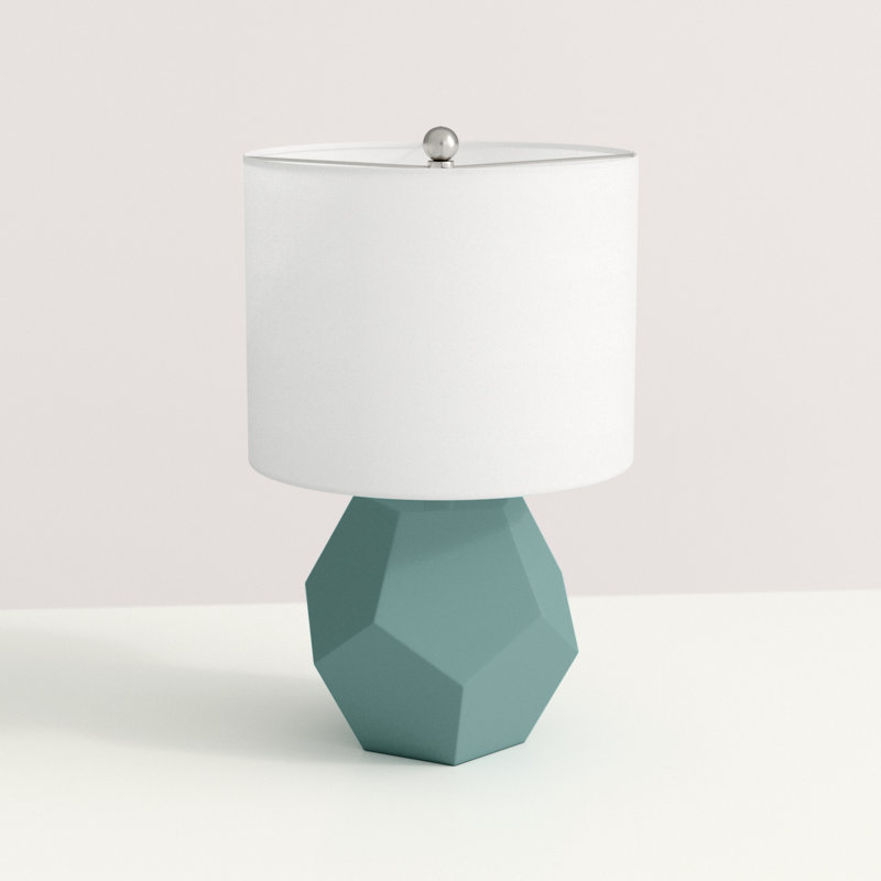 Adelbrand Metal Table Lamp, Aqua