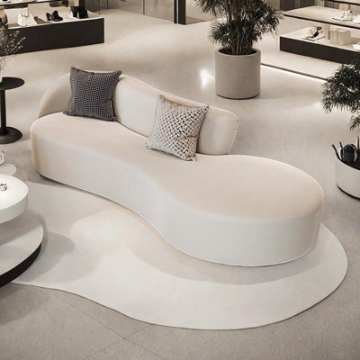 Arc Sofa Leisure Flannelette Indoor Chaise Lounges